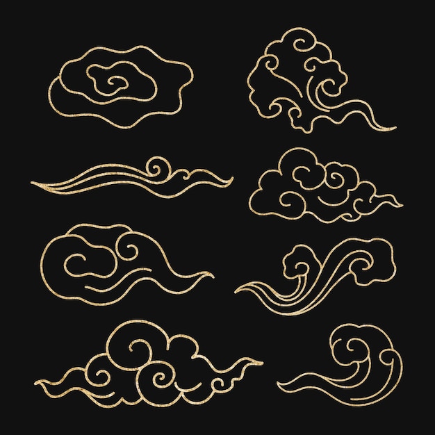 东方祥云矢量合集